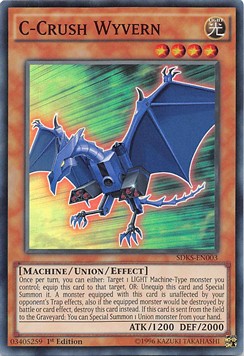 C-Crush Wyvern⁣ - Structure Deck: Seto Kaiba⁣ (Super Rare)⁣ [003]