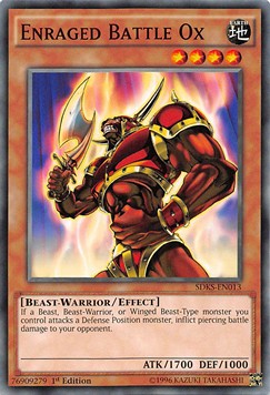 Enraged Battle Ox⁣ - Structure Deck: Seto Kaiba⁣ (Common)⁣ [013]