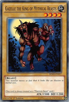 Gazelle the King of Mythical Beasts⁣ - Structure Deck: Yugi Muto⁣ (Common)⁣ [017]