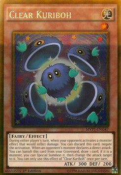 Clear Kuriboh (V.2 - Gold Rare)⁣ - The Dark Side of Dimensions Movie Pack⁣ (Gold Rare)⁣ [G47]