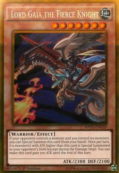 Lord Gaia the Fierce Knight (V.2 - Gold Rare)⁣ - The Dark Side of Dimensions Movie Pack⁣ (Gold Rare)⁣ [G50]