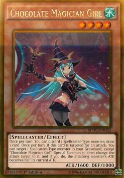 Chocolate Magician Girl (V.2 - Gold Rare)⁣ - The Dark Side of Dimensions Movie Pack⁣ (Gold Rare)⁣ [G52]