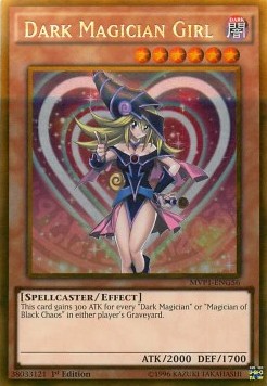 Dark Magician Girl (V.2 - Gold Rare)⁣ - The Dark Side of Dimensions Movie Pack⁣ (Gold Rare)⁣ [G56]