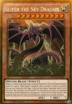 Slifer the Sky Dragon (V.2 - Gold Rare)⁣ - The Dark Side of Dimensions Movie Pack⁣ (Gold Rare)⁣ [G57]