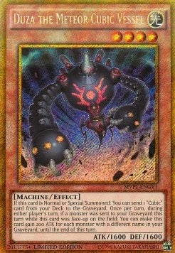 Duza the Meteor Cubic Vessel (V.1 - Gold Secret Rare)⁣ - The Dark Side of Dimensions Movie Pack⁣ (Gold Secret Rare)⁣ [GV1]