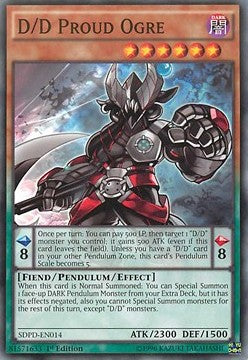 D/D Proud Ogre⁣ - Structure Deck: Pendulum Domination⁣ (Common)⁣ [014]