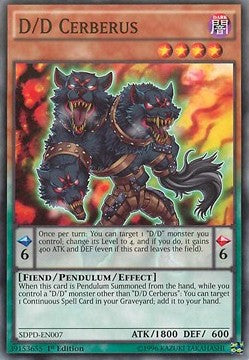 D/D Cerberus⁣ - Structure Deck: Pendulum Domination⁣ (Common)⁣ [007]