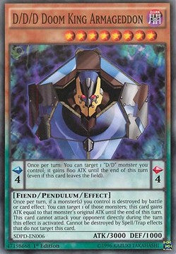 D/D/D Doom King Armageddon⁣ - Structure Deck: Pendulum Domination⁣ (Common)⁣ [006]