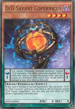 D/D Savant Copernicus⁣ - Structure Deck: Pendulum Domination⁣ (Common)⁣ [003]