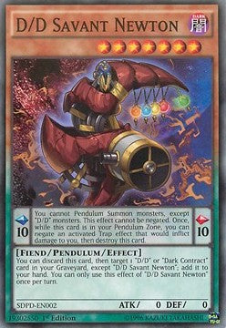 D/D Savant Newton⁣ - Structure Deck: Pendulum Domination⁣ (Common)⁣ [002]