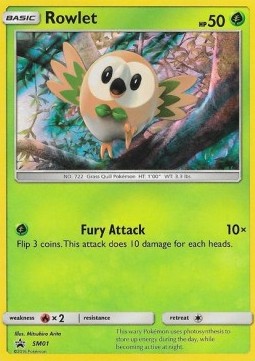 Rowlet⁣ - SM Black Star Promos⁣ (Promo)⁣ [01]