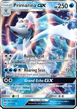 Primarina GX⁣ - Sun & Moon⁣ (Ultra Rare)⁣ [42]