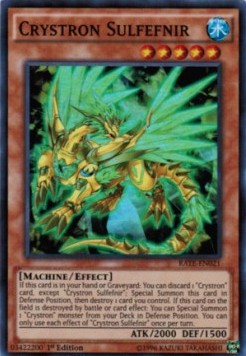 Crystron Sulfefnir⁣ - Raging Tempest⁣ (Super Rare)⁣ [021]