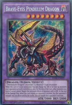 Brave-Eyes Pendulum Dragon⁣ - Raging Tempest⁣ (Secret Rare)⁣ [039]