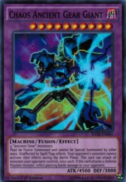Chaos Ancient Gear Giant⁣ - Raging Tempest⁣ (Super Rare)⁣ [041]