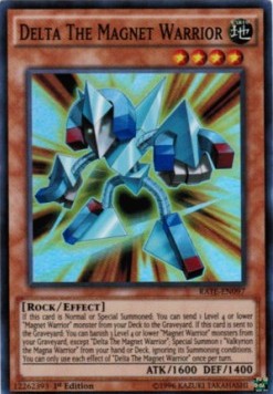 Delta The Magnet Warrior⁣ - Raging Tempest⁣ (Super Rare)⁣ [097]