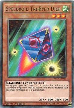 Speedroid Tri-Eyed Dice (V.2 - Starfoil Rare) - Star Pack Battle Royal (Starfoil Rare) [SP17-023]