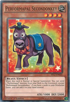 Performapal Secondonkey (V.1 - Common)⁣ - Star Pack Battle Royal⁣ (Common)⁣ [025]
