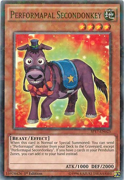Performapal Secondonkey (V.2 - Starfoil Rare)⁣ - Star Pack Battle Royal⁣ (Starfoil Rare)⁣ [025]
