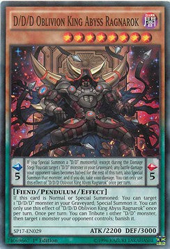 D/D/D Oblivion King Abyss Ragnarok (V.1 - Common)⁣ - Star Pack Battle Royal⁣ (Common)⁣ [029]