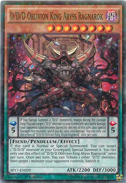D/D/D Oblivion King Abyss Ragnarok (V.2 - Starfoil Rare)⁣ - Star Pack Battle Royal⁣ (Starfoil Rare)⁣ [029]