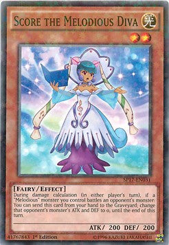 Score the Melodious Diva (V.2 - Starfoil Rare)⁣ - Star Pack Battle Royal⁣ (Starfoil Rare)⁣ [031]