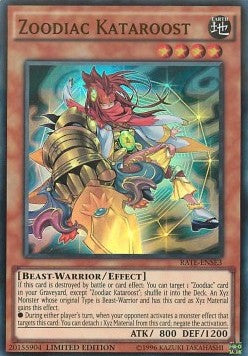 Zoodiac Kataroost⁣ - Raging Tempest⁣ (Super Rare)⁣ [SE3]