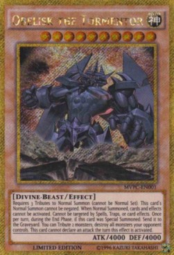 Obelisk the Tormentor (V.1 - Gold Secret Rare) - The Dark Side of Dimensions Movie Pack (Gold Secret Rare) [MVP1-C01]