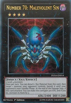 Number 70: Malevolent Sin - Duelist Saga (Ultra Rare) [DUSA-014]