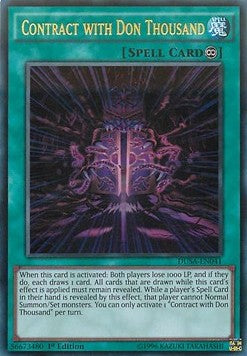 Contract with Don Thousand⁣ - Duelist Saga⁣ (Ultra Rare)⁣ [041]
