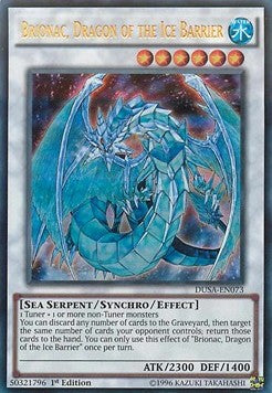 Brionac, Dragon of the Ice Barrier⁣ - Duelist Saga⁣ (Ultra Rare)⁣ [073]