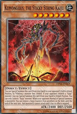 Kumongous, the Sticky String Kaiju⁣ - OTS Tournament Pack 4⁣ (Super Rare)⁣ [008]