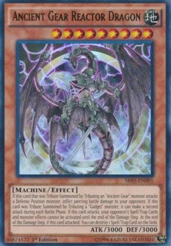 Ancient Gear Reactor Dragon⁣ - Structure Deck: Machine Reactor⁣ (Ultra Rare)⁣ [001]