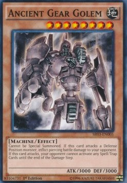 Ancient Gear Golem⁣ - Structure Deck: Machine Reactor⁣ (Common)⁣ [005]