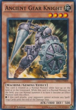 Ancient Gear Knight⁣ - Structure Deck: Machine Reactor⁣ (Common)⁣ [009]