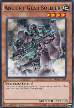 Ancient Gear Soldier⁣ - Structure Deck: Machine Reactor⁣ (Common)⁣ [010]