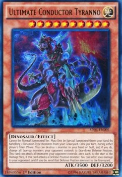 Ultimate Conductor Tyranno⁣ - Structure Deck: Dinosmasher's Fury⁣ (Ultra Rare)⁣ [001]