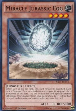 Miracle Jurassic Egg⁣ - Structure Deck: Dinosmasher's Fury⁣ (Common)⁣ [011]