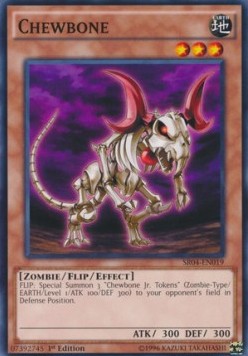 Chewbone⁣ - Structure Deck: Dinosmasher's Fury⁣ (Common)⁣ [019]