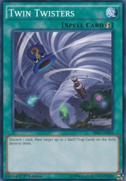Twin Twisters⁣ - Structure Deck: Dinosmasher's Fury⁣ (Common)⁣ [024]