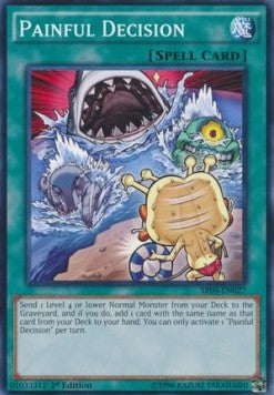 Painful Decision⁣ - Structure Deck: Dinosmasher's Fury⁣ (Common)⁣ [027]