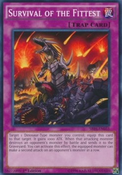 Survival of the Fittest⁣ - Structure Deck: Dinosmasher's Fury⁣ (Common)⁣ [031]