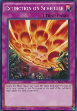 Extinction on Schedule⁣ - Structure Deck: Dinosmasher's Fury⁣ (Common)⁣ [033]