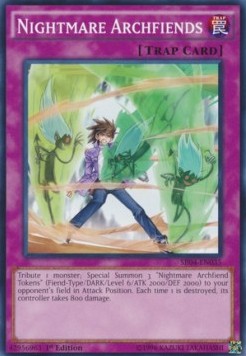 Nightmare Archfiends⁣ - Structure Deck: Dinosmasher's Fury⁣ (Common)⁣ [035]