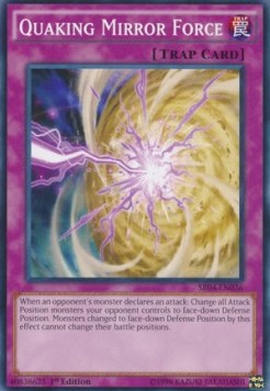 Quaking Mirror Force⁣ - Structure Deck: Dinosmasher's Fury⁣ (Common)⁣ [036]