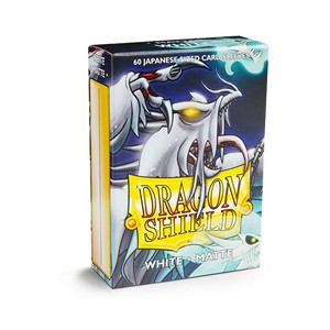 60 Small Dragon Shield Sleeves - Matte White