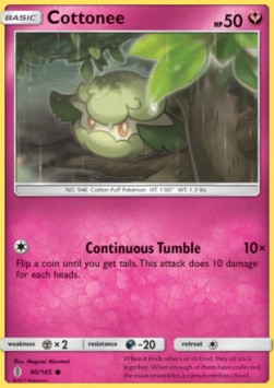 Cottonee - Guardians Rising (Common) [GRI-90]