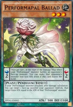 Performapal Ballad - Duelist Pack: Dimensional Guardians (Super Rare) [DPDG-002]