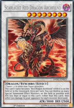 Scarlight Red Dragon Archfiend⁣ - Duelist Pack: Dimensional Guardians⁣ (Rare)⁣ [031]
