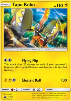 Tapu Koko⁣ - SM Black Star Promos⁣ (Promo)⁣ [31]